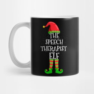 Speech Therapist Elf Family Matching Christmas Group Funny Gift Mug